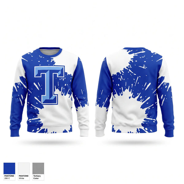Crew Neck Sweatshirt, Tahoka, Women's Basketball, Teamtime, Team time, sublimation, custom sports apparel, team uniforms, spirit wear, spiritwear, sports uniforms, custom shirts, team store, custom team store, fundraiser sports, apparel fundraiser