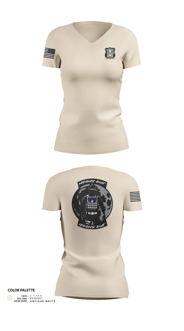 Womens Short Sleeve Vneck Shirt, 4th Precinct, Police, Teamtime, Team time, sublimation, custom sports apparel, team uniforms, spirit wear, spiritwear, sports uniforms, custom shirts, team store, custom team store, fundraiser sports, apparel fundraiser