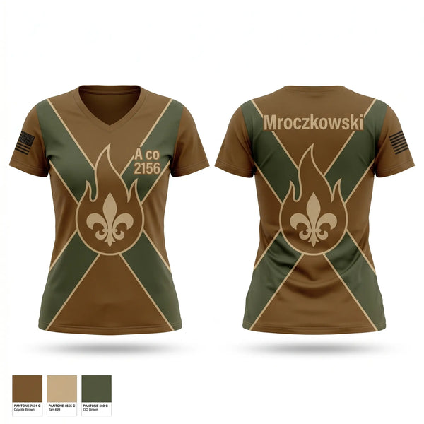 Womens Short Sleeve Vneck Shirt, A co 2-156, National Guard, Teamtime, Team time, sublimation, custom sports apparel, team uniforms, spirit wear, spiritwear, sports uniforms, custom shirts, team store, custom team store, fundraiser sports, apparel fundraiser