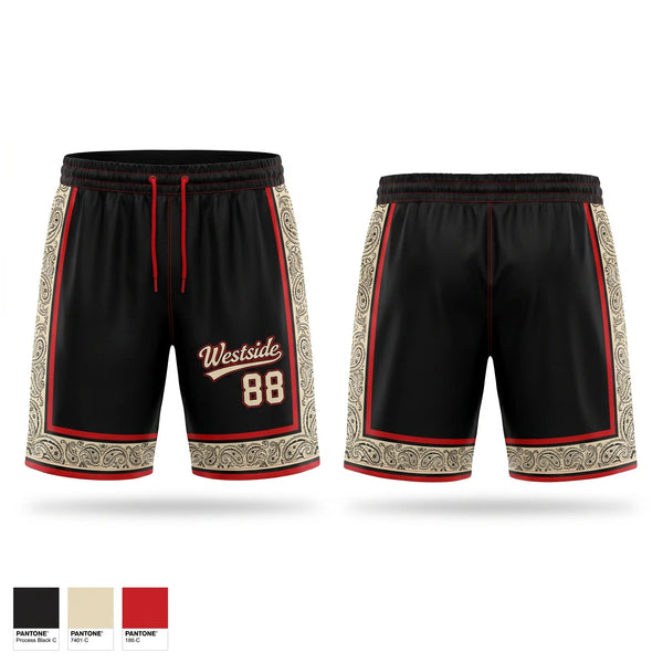 Athletic Shorts With Pockets, Westside, Softball, Teamtime, Team time, sublimation, custom sports apparel, team uniforms, spirit wear, spiritwear, sports uniforms, custom shirts, team store, custom team store, fundraiser sports, apparel fundraiser
