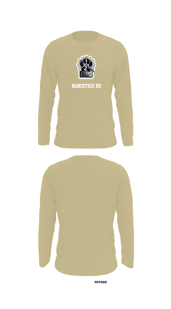 Long Sleeve Performance Shirt, Narcotics K9, , Teamtime, Team time, sublimation, custom sports apparel, team uniforms, spirit wear, spiritwear, sports uniforms, custom shirts, team store, custom team store, fundraiser sports, apparel fundraiser