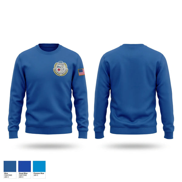 Crew Neck Sweatshirt, Hastings Area Ambulance, EMS/EMT, Teamtime, Team time, sublimation, custom sports apparel, team uniforms, spirit wear, spiritwear, sports uniforms, custom shirts, team store, custom team store, fundraiser sports, apparel fundraiser