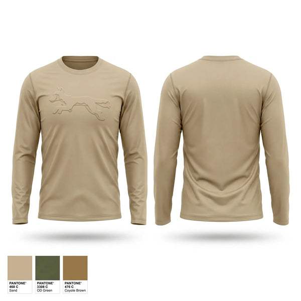 Long Sleeve Performance Shirt, Irish Hills Run Club, Cross Country, Teamtime, Team time, sublimation, custom sports apparel, team uniforms, spirit wear, spiritwear, sports uniforms, custom shirts, team store, custom team store, fundraiser sports, apparel fundraiser
