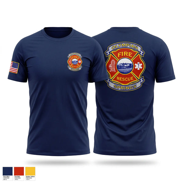 Short Sleeve Performance Shirt, Olympian Springs Fire and RescueOlympian Springs Fire and Rescue, Fire Department, Teamtime, Team time, sublimation, custom sports apparel, team uniforms, spirit wear, spiritwear, sports uniforms, custom shirts, team store, custom team store, fundraiser sports, apparel fundraiser
