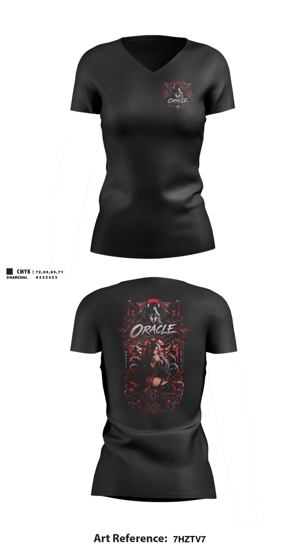Womens Short Sleeve Vneck Shirt, C.s.nine tails, E-Sports, Teamtime, Team time, sublimation, custom sports apparel, team uniforms, spirit wear, spiritwear, sports uniforms, custom shirts, team store, custom team store, fundraiser sports, apparel fundraiser