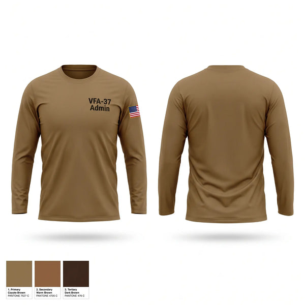 Long Sleeve Performance Shirt, VFA-37 Admin, Navy, Teamtime, Team time, sublimation, custom sports apparel, team uniforms, spirit wear, spiritwear, sports uniforms, custom shirts, team store, custom team store, fundraiser sports, apparel fundraiser