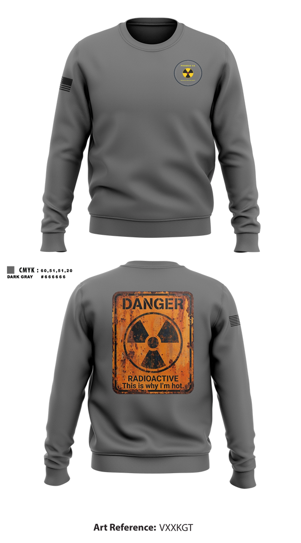 Crew Neck Sweatshirt, PHX NUC MED, Air Force, Teamtime, Team time, sublimation, custom sports apparel, team uniforms, spirit wear, spiritwear, sports uniforms, custom shirts, team store, custom team store, fundraiser sports, apparel fundraiser