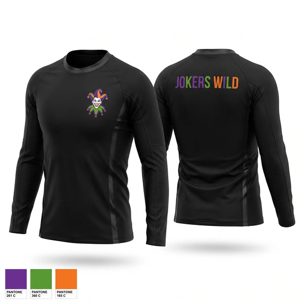 Long Sleeve Performance Shirt, “JOKERS WILD”, , Teamtime, Team time, sublimation, custom sports apparel, team uniforms, spirit wear, spiritwear, sports uniforms, custom shirts, team store, custom team store, fundraiser sports, apparel fundraiser