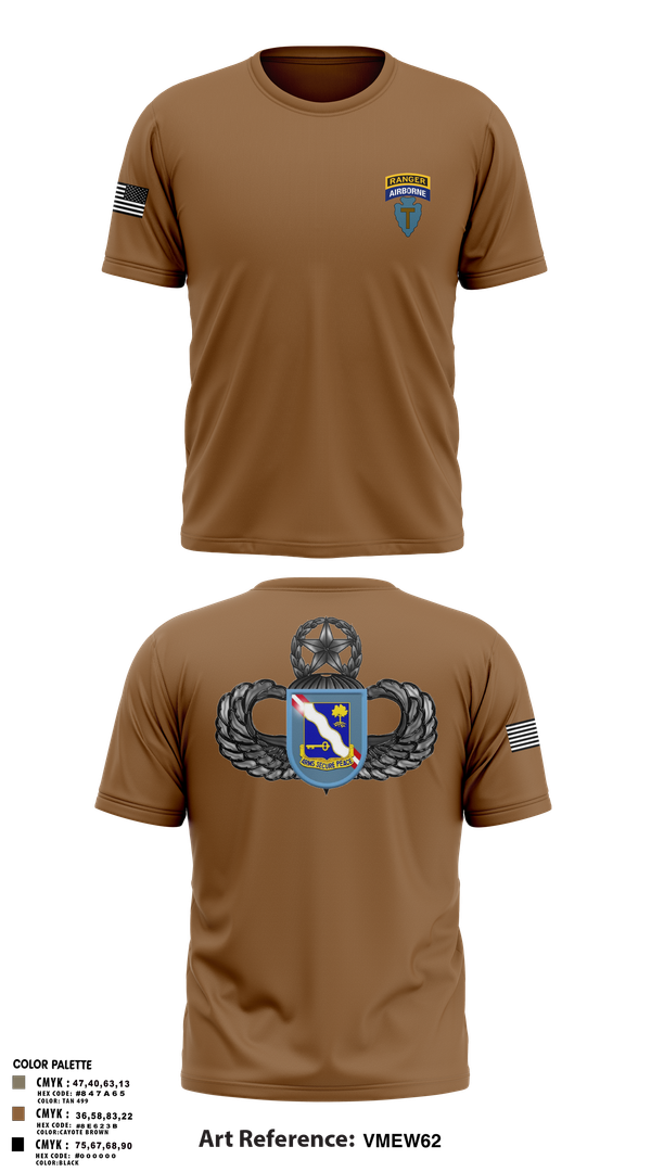 Short Sleeve Performance Shirt, 1-143rd airborne infantry regiment, , Teamtime, Team time, sublimation, custom sports apparel, team uniforms, spirit wear, spiritwear, sports uniforms, custom shirts, team store, custom team store, fundraiser sports, apparel fundraiser