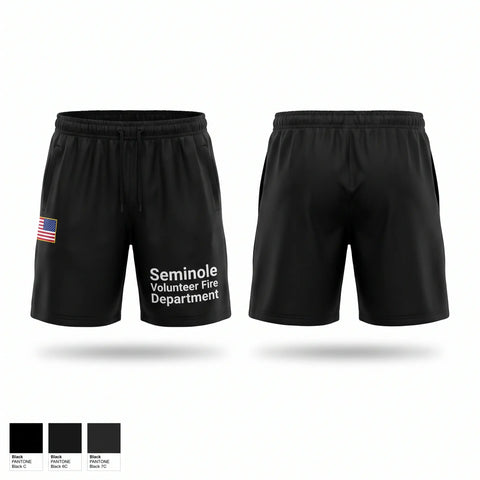 Athletic Shorts With Pockets, Seminole Volunteer Fire Department, Fire Department, Teamtime, Team time, sublimation, custom sports apparel, team uniforms, spirit wear, spiritwear, sports uniforms, custom shirts, team store, custom team store, fundraiser sports, apparel fundraiser