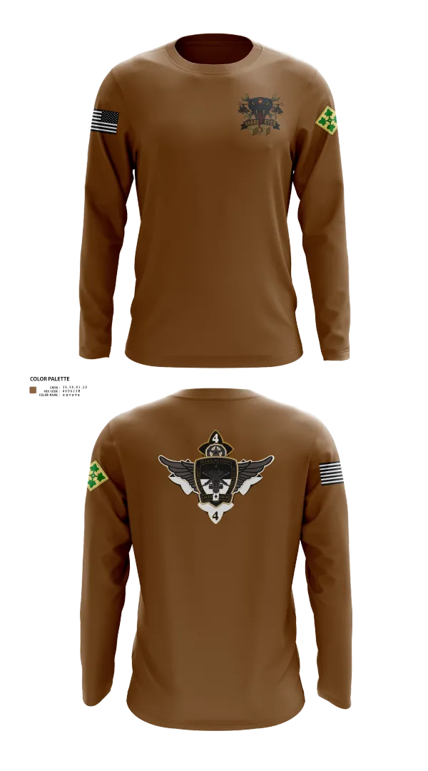 Long Sleeve Performance Shirt, 4-4 AB ECHO COMPANY, , Teamtime, Team time, sublimation, custom sports apparel, team uniforms, spirit wear, spiritwear, sports uniforms, custom shirts, team store, custom team store, fundraiser sports, apparel fundraiser