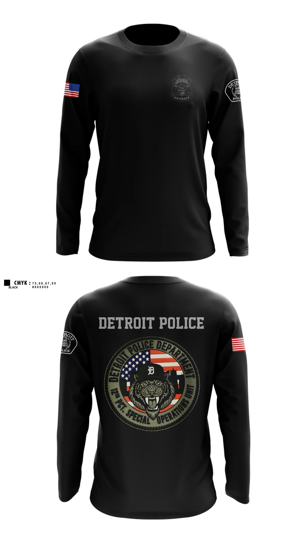 Long Sleeve Performance Shirt, 12th Precinct Special Operations, Police, Teamtime, Team time, sublimation, custom sports apparel, team uniforms, spirit wear, spiritwear, sports uniforms, custom shirts, team store, custom team store, fundraiser sports, apparel fundraiser