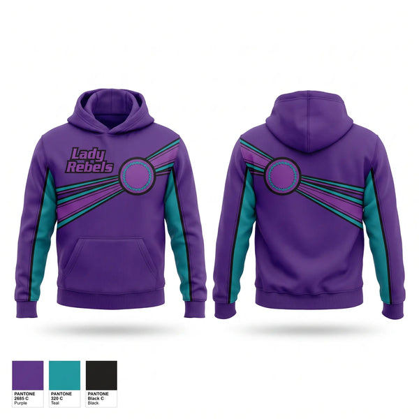 Hoodie, Lady Rebels, Softball, Teamtime, Team time, sublimation, custom sports apparel, team uniforms, spirit wear, spiritwear, sports uniforms, custom shirts, team store, custom team store, fundraiser sports, apparel fundraiser