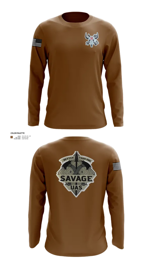 Long Sleeve Performance Shirt, 4-10 CAV 3 ABCT 4 ID, , Teamtime, Team time, sublimation, custom sports apparel, team uniforms, spirit wear, spiritwear, sports uniforms, custom shirts, team store, custom team store, fundraiser sports, apparel fundraiser