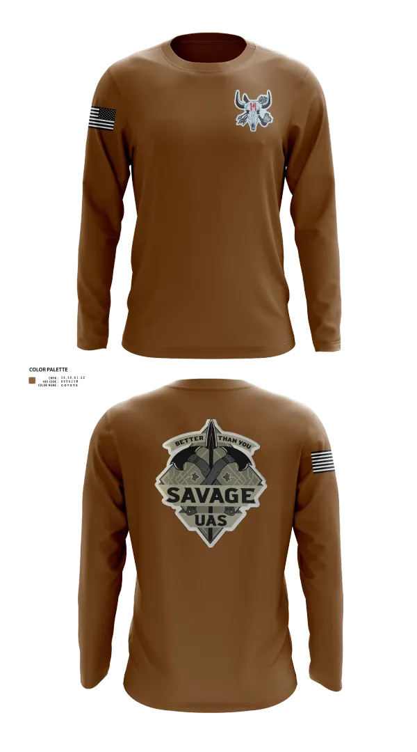 Long Sleeve Performance Shirt, 4-10 CAV 3 ABCT 4 ID, , Teamtime, Team time, sublimation, custom sports apparel, team uniforms, spirit wear, spiritwear, sports uniforms, custom shirts, team store, custom team store, fundraiser sports, apparel fundraiser