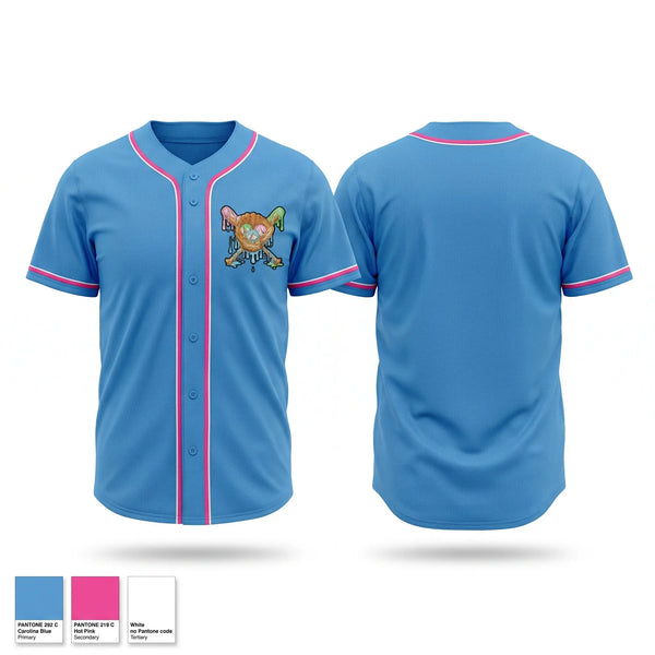 Full Button Baseball Jersey, Crushers, Baseball, Teamtime, Team time, sublimation, custom sports apparel, team uniforms, spirit wear, spiritwear, sports uniforms, custom shirts, team store, custom team store, fundraiser sports, apparel fundraiser