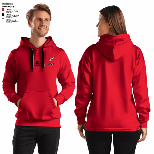 Hoodie, Rose Hill High School Volleyball, Women's Volleyball, Teamtime, Team time, sublimation, custom sports apparel, team uniforms, spirit wear, spiritwear, sports uniforms, custom shirts, team store, custom team store, fundraiser sports, apparel fundraiser