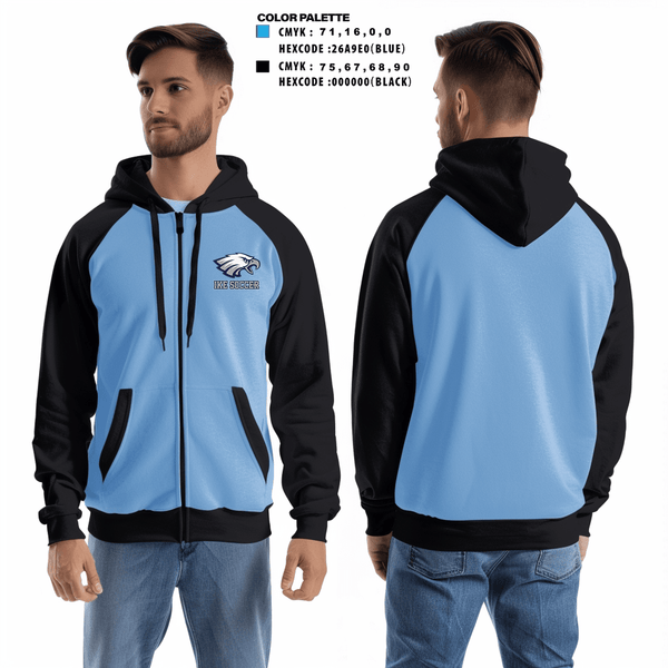 Zip Hoodie, IKE, Men's Soccer, Teamtime, Team time, sublimation, custom sports apparel, team uniforms, spirit wear, spiritwear, sports uniforms, custom shirts, team store, custom team store, fundraiser sports, apparel fundraiser