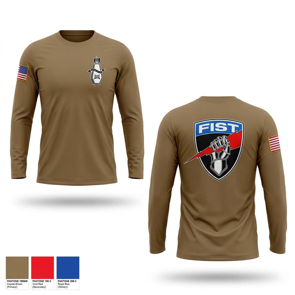 Long Sleeve Performance Shirt, 2-7IN FIST, Army, Teamtime, Team time, sublimation, custom sports apparel, team uniforms, spirit wear, spiritwear, sports uniforms, custom shirts, team store, custom team store, fundraiser sports, apparel fundraiser