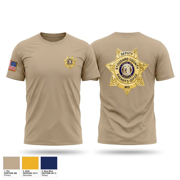 Old School Cotton Feel Shirt, Stoddard County Sheriffs Office, Police, Teamtime, Team time, sublimation, custom sports apparel, team uniforms, spirit wear, spiritwear, sports uniforms, custom shirts, team store, custom team store, fundraiser sports, apparel fundraiser