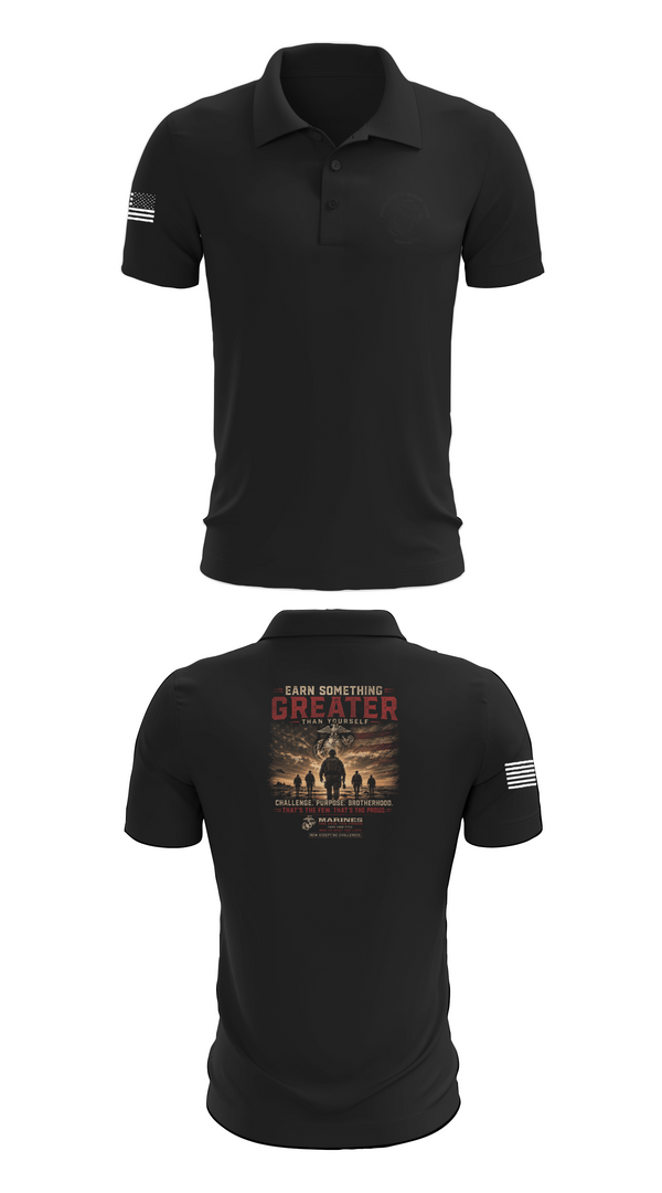 Short Sleeve Performance Polo, RSS MCDONOUGH, Marines, Teamtime, Team time, sublimation, custom sports apparel, team uniforms, spirit wear, spiritwear, sports uniforms, custom shirts, team store, custom team store, fundraiser sports, apparel fundraiser