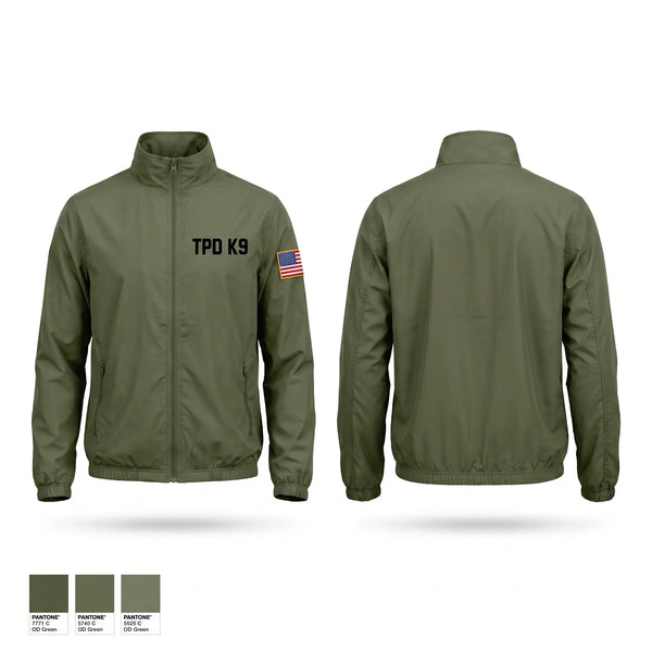 Windbreaker, TPD K9, Police, Teamtime, Team time, sublimation, custom sports apparel, team uniforms, spirit wear, spiritwear, sports uniforms, custom shirts, team store, custom team store, fundraiser sports, apparel fundraiser