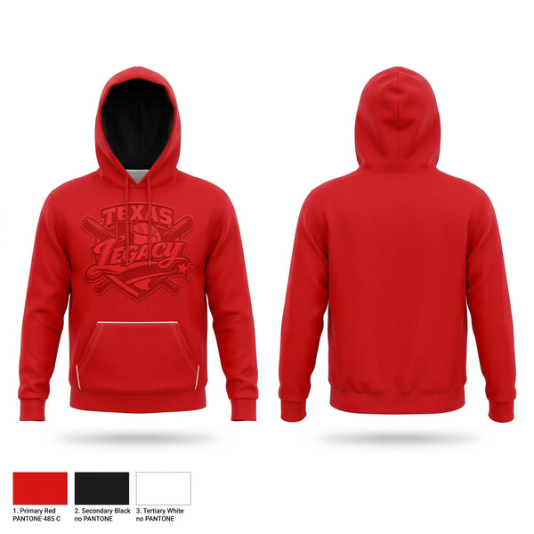 Hoodie, Texas legacy, Softball, Teamtime, Team time, sublimation, custom sports apparel, team uniforms, spirit wear, spiritwear, sports uniforms, custom shirts, team store, custom team store, fundraiser sports, apparel fundraiser