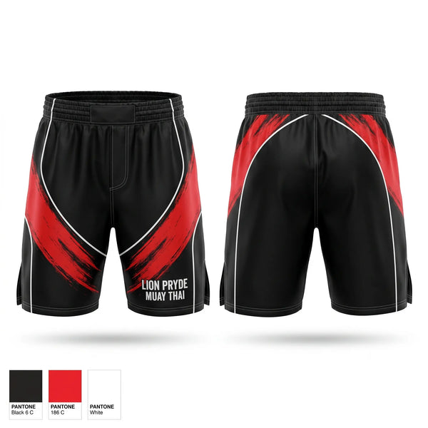 Fight Shorts, Lion Pryde Muay thai, , Teamtime, Team time, sublimation, custom sports apparel, team uniforms, spirit wear, spiritwear, sports uniforms, custom shirts, team store, custom team store, fundraiser sports, apparel fundraiser