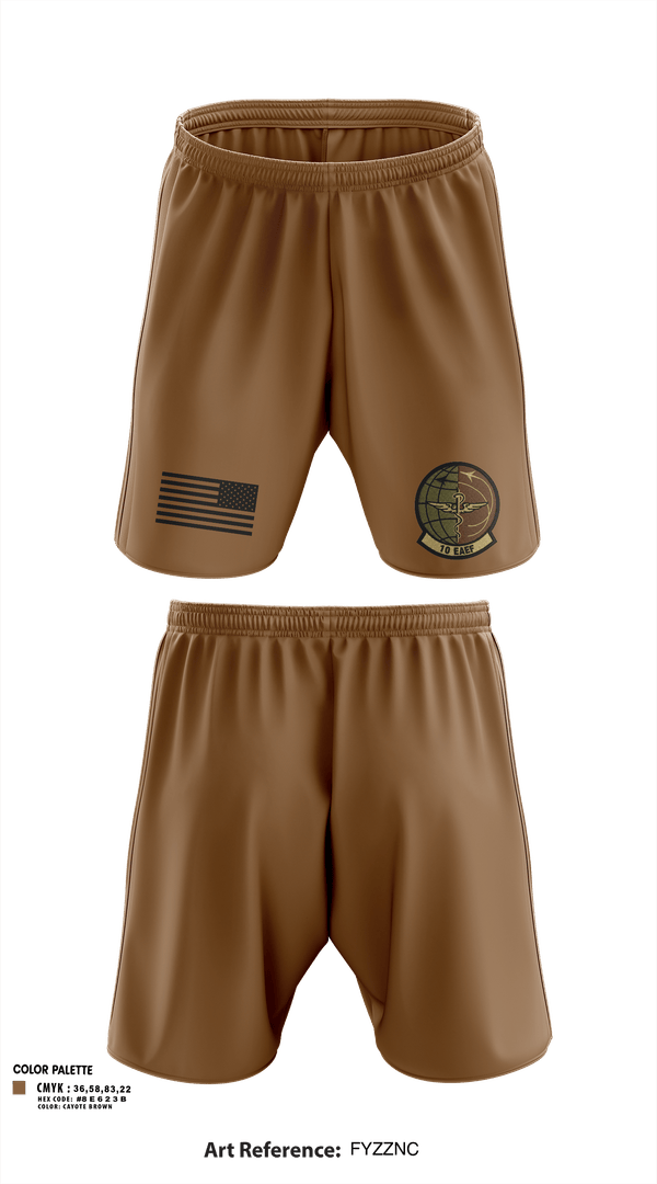 Athletic Shorts With Pockets, 10th Expeditionary Aeromedical Evacuation Flight (10th EAEF/26.1), , Teamtime, Team time, sublimation, custom sports apparel, team uniforms, spirit wear, spiritwear, sports uniforms, custom shirts, team store, custom team store, fundraiser sports, apparel fundraiser