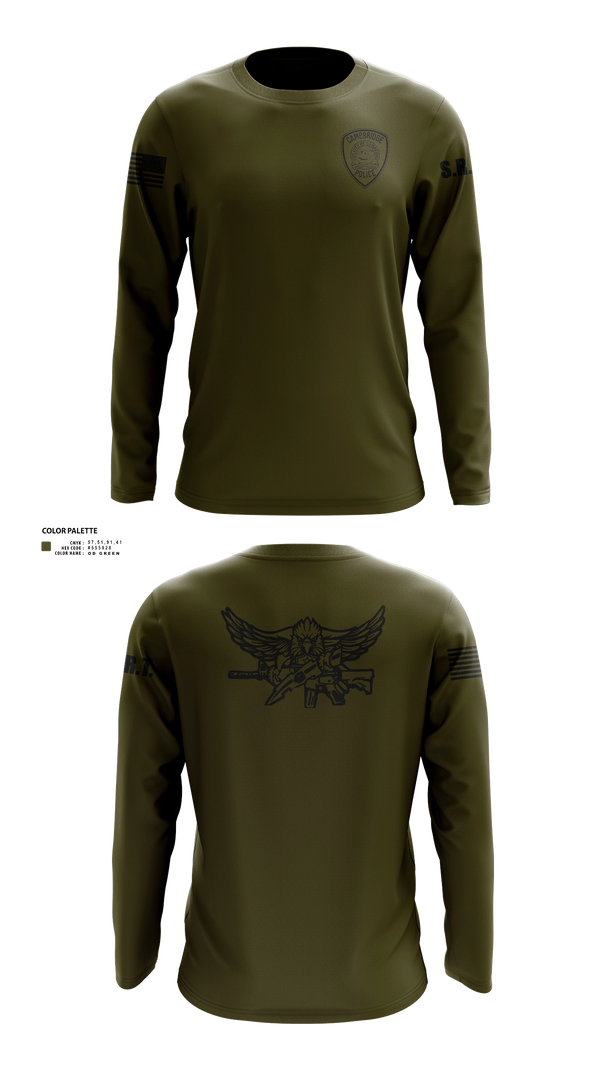 Long Sleeve Performance Shirt, Cambridge SRT, Police, Teamtime, Team time, sublimation, custom sports apparel, team uniforms, spirit wear, spiritwear, sports uniforms, custom shirts, team store, custom team store, fundraiser sports, apparel fundraiser