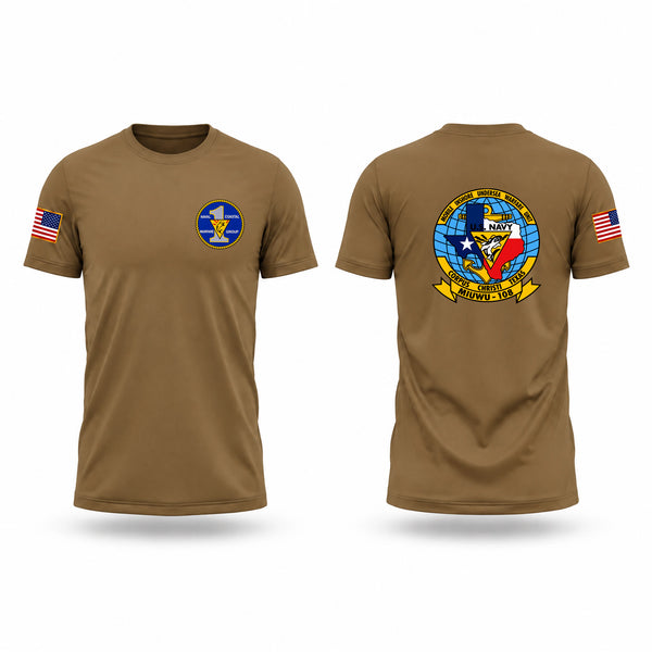 Short Sleeve Performance Shirt, Mobile Inshore Undersea Warfare Unit 108, Navy, Teamtime, Team time, sublimation, custom sports apparel, team uniforms, spirit wear, spiritwear, sports uniforms, custom shirts, team store, custom team store, fundraiser sports, apparel fundraiser