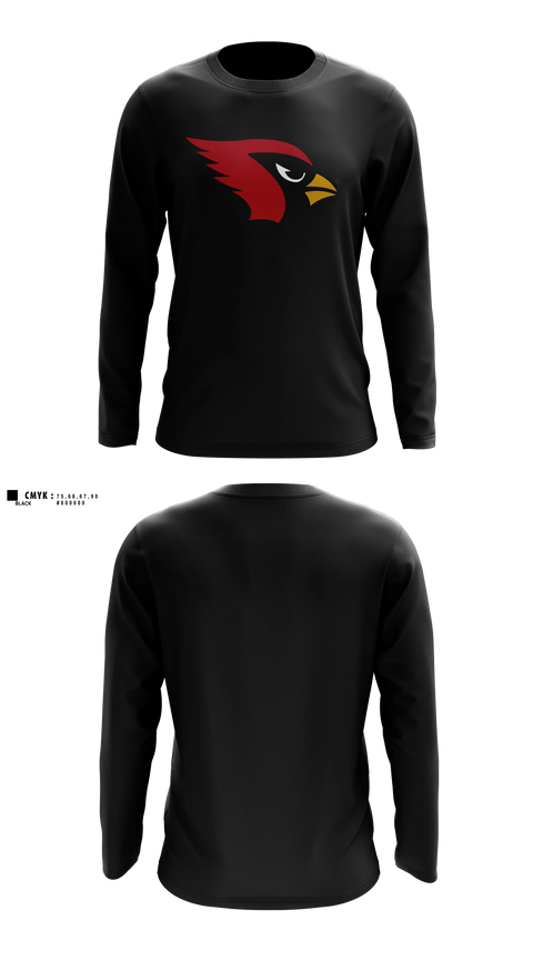 Long Sleeve Performance Shirt, Potts Camp High School Basketball, Women's Basketball, Teamtime, Team time, sublimation, custom sports apparel, team uniforms, spirit wear, spiritwear, sports uniforms, custom shirts, team store, custom team store, fundraiser sports, apparel fundraiser