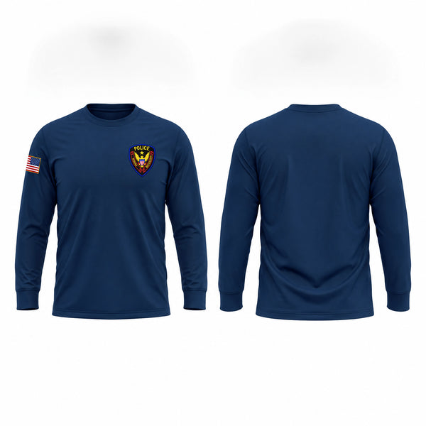Long Sleeve Performance Shirt, Winona Police Department, Police, Teamtime, Team time, sublimation, custom sports apparel, team uniforms, spirit wear, spiritwear, sports uniforms, custom shirts, team store, custom team store, fundraiser sports, apparel fundraiser
