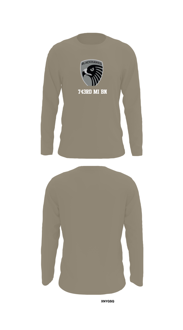 Long Sleeve Performance Shirt, 743rd MI BN, , Teamtime, Team time, sublimation, custom sports apparel, team uniforms, spirit wear, spiritwear, sports uniforms, custom shirts, team store, custom team store, fundraiser sports, apparel fundraiser