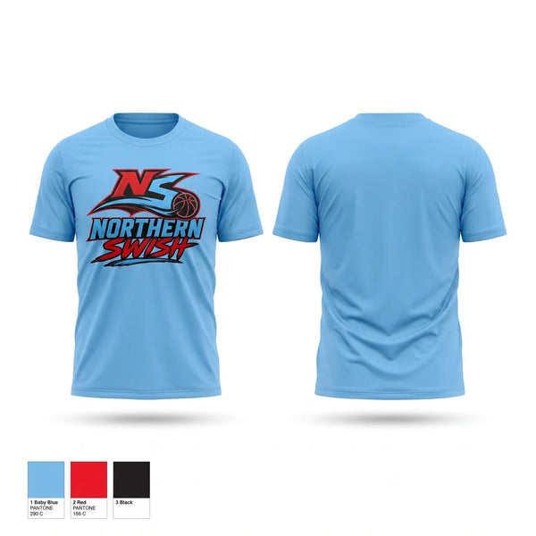 Short Sleeve Performance Shirt, NORTHERN SWISH, Men's Basketball, Teamtime, Team time, sublimation, custom sports apparel, team uniforms, spirit wear, spiritwear, sports uniforms, custom shirts, team store, custom team store, fundraiser sports, apparel fundraiser
