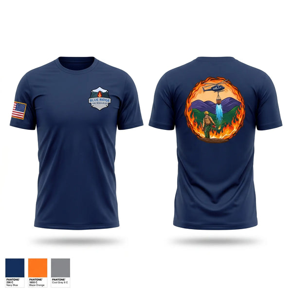 Short Sleeve Performance Shirt, Blue Ridge Fire Resources, Fire Department, Teamtime, Team time, sublimation, custom sports apparel, team uniforms, spirit wear, spiritwear, sports uniforms, custom shirts, team store, custom team store, fundraiser sports, apparel fundraiser
