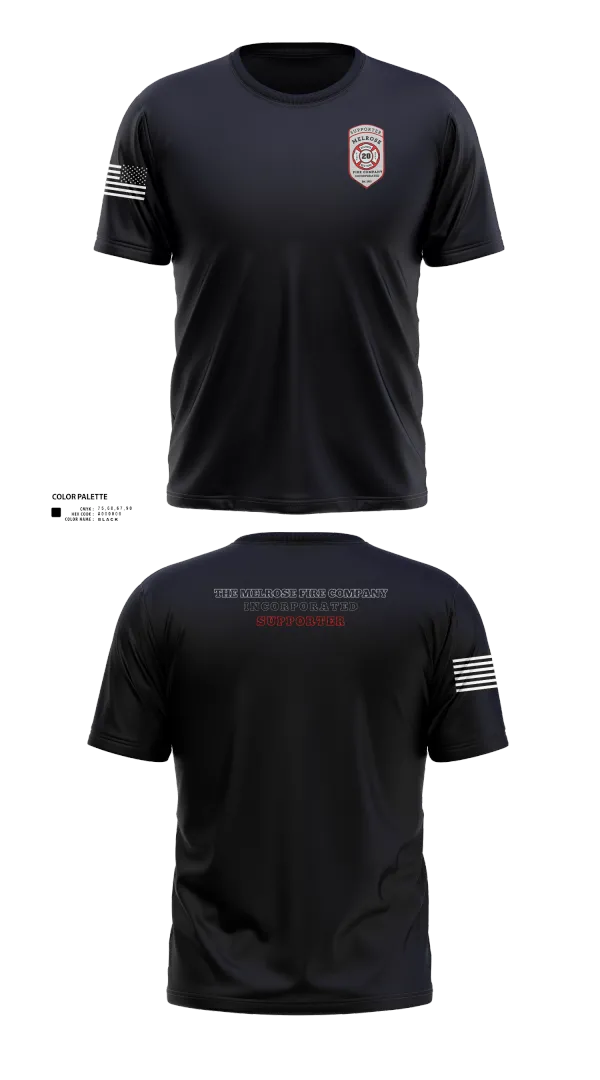 Short Sleeve Performance Shirt, The Melrose Fire Company Incorporated, , Teamtime, Team time, sublimation, custom sports apparel, team uniforms, spirit wear, spiritwear, sports uniforms, custom shirts, team store, custom team store, fundraiser sports, apparel fundraiser