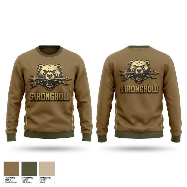 Crew Neck Sweatshirt, Golden bear archery, Baseball, Teamtime, Team time, sublimation, custom sports apparel, team uniforms, spirit wear, spiritwear, sports uniforms, custom shirts, team store, custom team store, fundraiser sports, apparel fundraiser