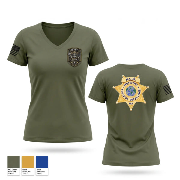 Womens Short Sleeve Vneck Shirt, STARS, Police, Teamtime, Team time, sublimation, custom sports apparel, team uniforms, spirit wear, spiritwear, sports uniforms, custom shirts, team store, custom team store, fundraiser sports, apparel fundraiser