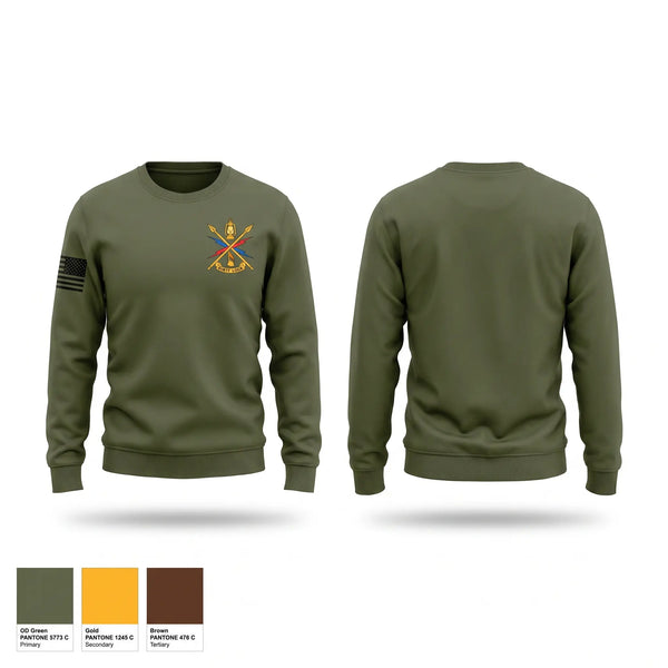 Crew Neck Sweatshirt, 1st TIAD, Army, Teamtime, Team time, sublimation, custom sports apparel, team uniforms, spirit wear, spiritwear, sports uniforms, custom shirts, team store, custom team store, fundraiser sports, apparel fundraiser