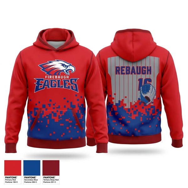 Hoodie, Firebaugh eagles, Softball, Teamtime, Team time, sublimation, custom sports apparel, team uniforms, spirit wear, spiritwear, sports uniforms, custom shirts, team store, custom team store, fundraiser sports, apparel fundraiser