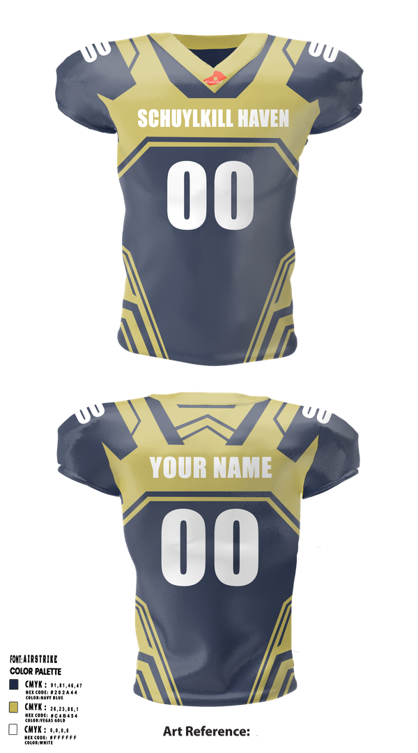 Football Jersey, Schuylkill Haven Football, , Teamtime, Team time, sublimation, custom sports apparel, team uniforms, spirit wear, spiritwear, sports uniforms, custom shirts, team store, custom team store, fundraiser sports, apparel fundraiser