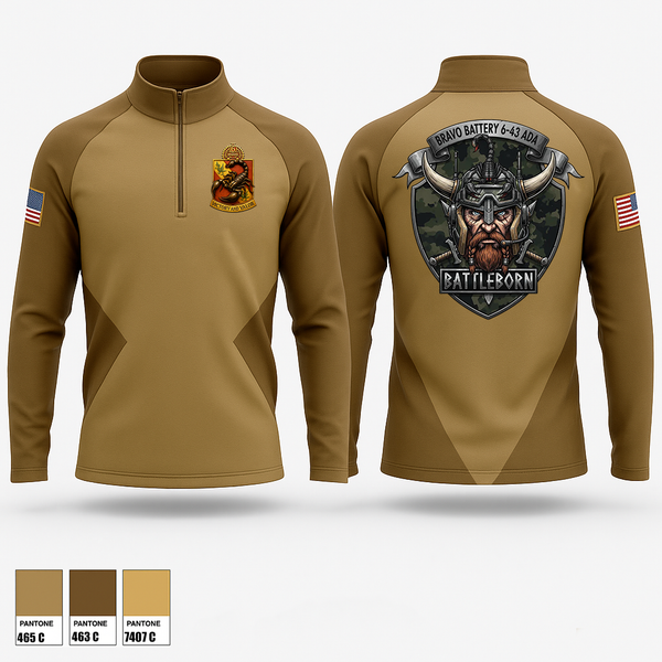 Quarter Zip Jacket, Battleborn, Army, Teamtime, Team time, sublimation, custom sports apparel, team uniforms, spirit wear, spiritwear, sports uniforms, custom shirts, team store, custom team store, fundraiser sports, apparel fundraiser