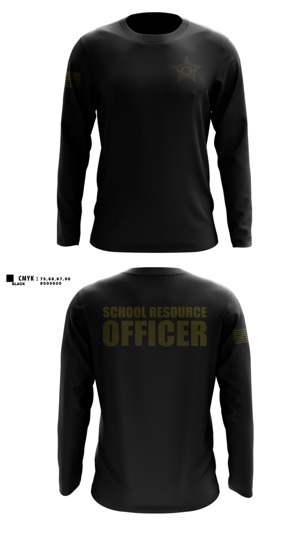 Long Sleeve Performance Shirt, Okaloosa County Sheriff’s Office SRO, Police, Teamtime, Team time, sublimation, custom sports apparel, team uniforms, spirit wear, spiritwear, sports uniforms, custom shirts, team store, custom team store, fundraiser sports, apparel fundraiser