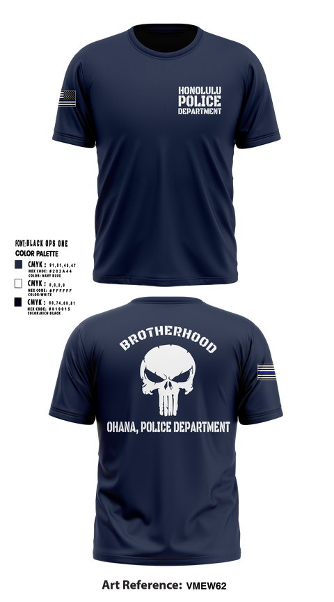 Short Sleeve Performance Shirt, Honolulu Police Department, Police, Teamtime, Team time, sublimation, custom sports apparel, team uniforms, spirit wear, spiritwear, sports uniforms, custom shirts, team store, custom team store, fundraiser sports, apparel fundraiser