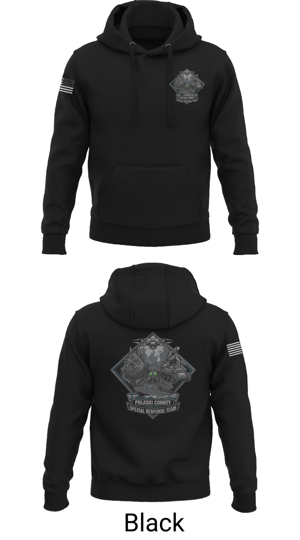 Hoodie, Pulaski County SRT, Fire Department, Teamtime, Team time, sublimation, custom sports apparel, team uniforms, spirit wear, spiritwear, sports uniforms, custom shirts, team store, custom team store, fundraiser sports, apparel fundraiser