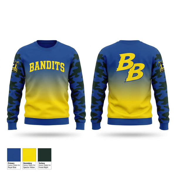 Crew Neck Sweatshirt, Breakaway Bandits, Softball, Teamtime, Team time, sublimation, custom sports apparel, team uniforms, spirit wear, spiritwear, sports uniforms, custom shirts, team store, custom team store, fundraiser sports, apparel fundraiser