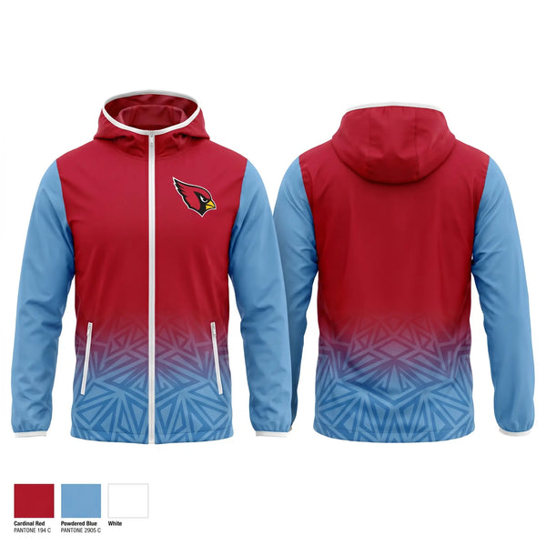 Windbreaker, Collinsville Cardinals, Men's Basketball, Teamtime, Team time, sublimation, custom sports apparel, team uniforms, spirit wear, spiritwear, sports uniforms, custom shirts, team store, custom team store, fundraiser sports, apparel fundraiser