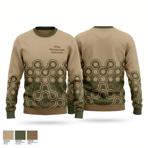 Crew Neck Sweatshirt, Elite Protection Services, , Teamtime, Team time, sublimation, custom sports apparel, team uniforms, spirit wear, spiritwear, sports uniforms, custom shirts, team store, custom team store, fundraiser sports, apparel fundraiser