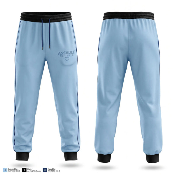 Sweatpants, Assault, Softball, Teamtime, Team time, sublimation, custom sports apparel, team uniforms, spirit wear, spiritwear, sports uniforms, custom shirts, team store, custom team store, fundraiser sports, apparel fundraiser